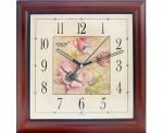 Часы Rikon 9051 PIC Brown Flower-D Настенные