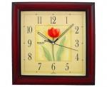 Часы Rikon 9051 PIC Red Flower-A Настенные