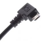 Переходник OTG @LUX™ micro USB to USB гибкий L, угловой