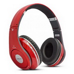 Наушники CMBH-9288 Bluetooth, red, складные (Bluetooth: 2.1 + EDR, hands free, 32 Ом, 20 Гц-20.000 Гц, Li-Pol 300mAh, Jack 3.5мм stereo - 1.3м)