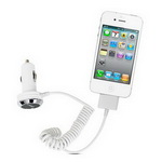 Автомобильное зарядное устройство для iPhone CMCC-8330   (Для iPod iPhone и iPad.  Сила тока: 1A. Входное напряжение:12-24V)