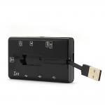 USB-Хаб + карт-ридер CROWN CMCR-В06