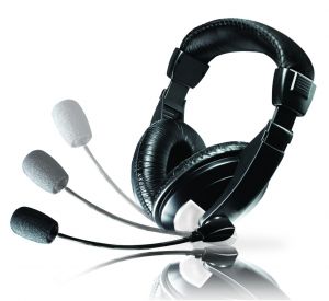 Навушники @LUX™ HL-750MV: Black, мікрофон, регул. гучності, FULL UkrRetail colour pack