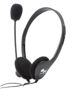 Навушники @LUX™ HL-811MV: Black, микрофон, регул. громкости, FULL UkrRetail colour pack