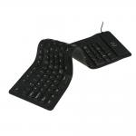 Проводная силиконовая клавиатура UKS-02 Flexible + циферный блок