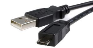 Кабель @LUX™ micro USB (2.0) 1.5m; D=4mm; CC-USB2-AM5P, BLACK colour; Ukr Pack