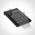 Мини-клавиатура @LUX KL-003 NumPad Slim, Black, USB