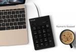 Мини-клавиатура @LUX KL-003 NumPad Slim, Black, USB