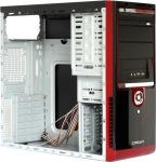 Корпус Miditower CROWN CMC-G9 black/red ATXATX (CM-PS450W) Superior 