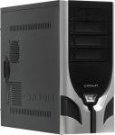 Корпус Fulltower CROWN CMC-D23 black/silver/shiny front panel ATX (CM-PS500W) Superior