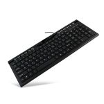 Клавиатура мультимедийная CMK-201 (black) slim, USB