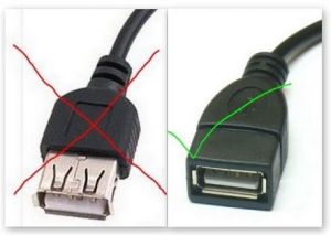 Переходник OTG @LUX™ mini USB to USB гибкий L, угловой - Купить в ...