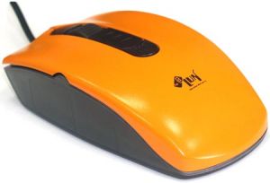 Мышь @LUX DLM-340BU USB, Optical, Orange-Black