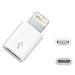 Адаптер-Переходник micro USB Lightning iPhone 5, iPad Mini, iPod